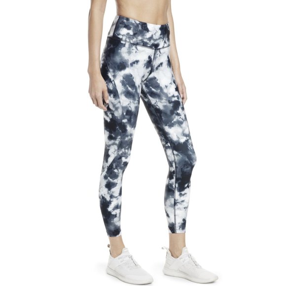 Soulcycle Tie-Dye Contour Stitch Tights Skinny Run - Picture 5 of 11